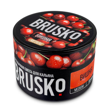 Купить Бестабачная смесь для кальяна Brusko - вишня 50 гр.