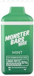 Купить Monster bars Mint 6000 puffs (M)