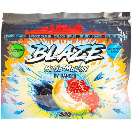 Купить Чайная смесь Blaze Blue Melon (Микс дыни, черники и граната) 50гр