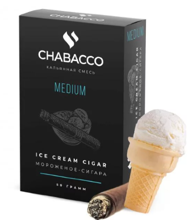 Купить Чайная смесь Chabacco &quot;Ice-Cream Cigar&quot; (Мороженное-Сигара) Medium 50 гр.