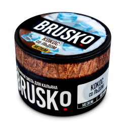 Бестабачная смесь для кальяна Brusko - кокос со льдом 50 гр.