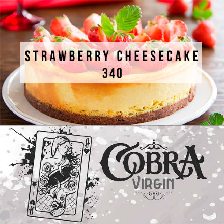 Купить Чайная смесь Cobra Virgin Strawberry Cheesecake (Клубничный чизкейк) 50 гр
