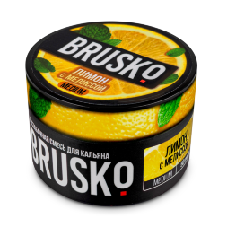 Бестабачная смесь для кальяна Brusko - лимон с мелиссой 50 гр.