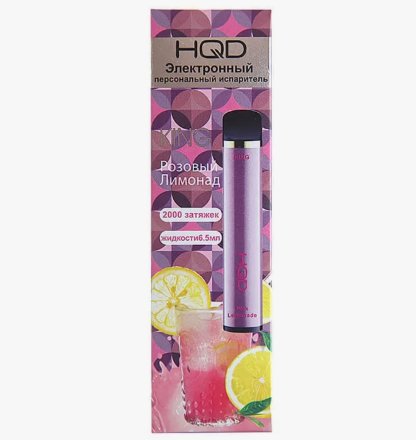 Купить HQD King 2000 Розовый лимонад (M)