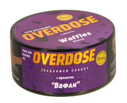 Купить Табак Burn Overdose Waffles (Вафли) 25гр (М)