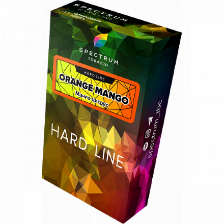 Купить Табак SPECTRUM Hardline Апельсин манго 40гр