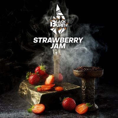 Купить Табак Black Burn Strawberry jam (Клубничный джем) 100гр (М)
