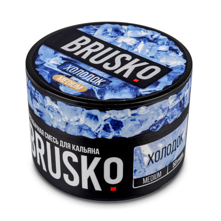 Купить Бестабачная смесь для кальяна Brusko - холодок 50 гр.