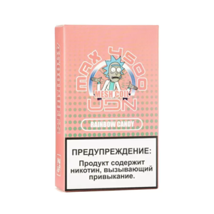 Купить Электронная сигарета UDN MAX 4500 тяг Rainbow Candy - Радужная конфета