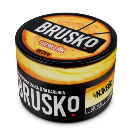 Купить Бестабачная смесь для кальяна Brusko - чизкейк 50 гр.
