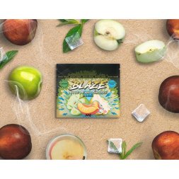 Бестабачная смесь Blaze Apple Peach Smoothie (Яблочно персиковый смузи) 50гр