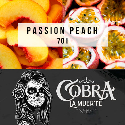 Купить Табак Cobra La Muerte Passion Peach (Персик Маракуйя) 40 гр